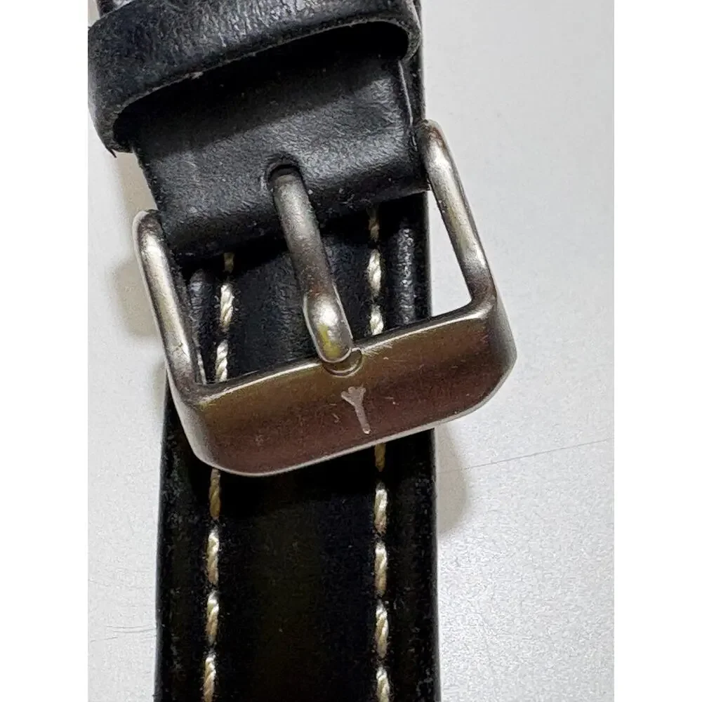 Jack Spade Norton 2-Eye Chronograph Stainless Steel Black Watch 38mm 2 Bands